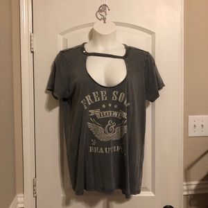 Torrid Size 2 Gray Shirt